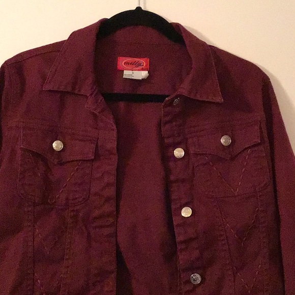 Red Denim Jacket - Picture 4 of 5